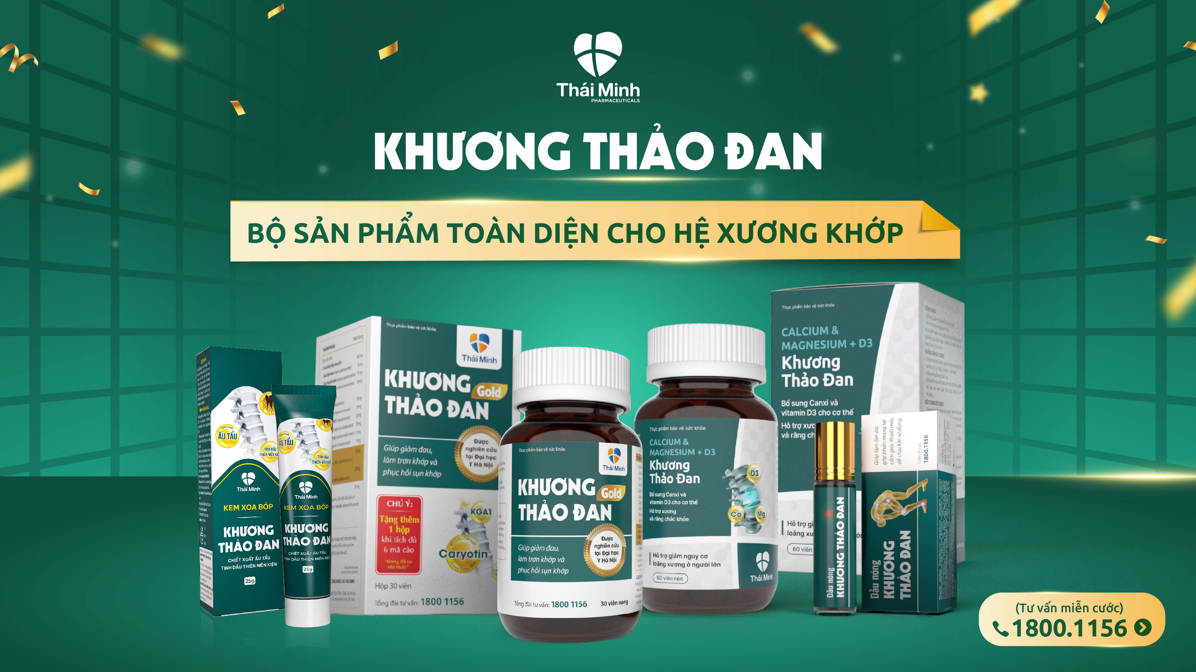 Khương Thảo Đan - Bộ Sản Phẩm Toàn Diện Cho Hệ Xương Khớp